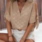 Delilah - Casual short sleeve blouse