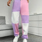 Billie - Color Block Loose Jogger Pants with Drawstring