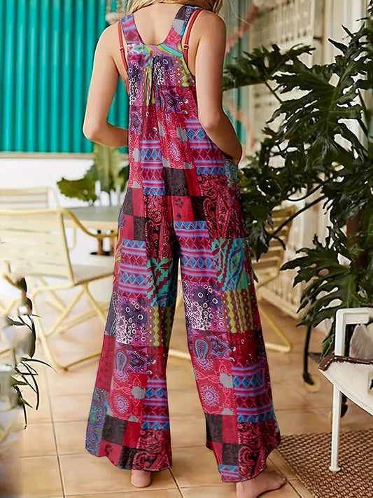 Darla - Jumpsuit with vintage print