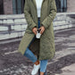 Elvia - Long sleeve quilted down jacket with a hood