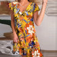 Esther - Floral dress with ruffles