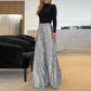Gloria - Sequined Wide Leg Trousers