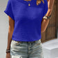 Vespera – Casual Summer T-Shirt with Round Neck and Short Sleeves