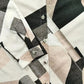 Trendy women's blouse with abstract pattern and button placket – Marlene