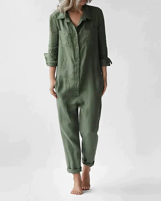 Jovy - Stylish green jumpsuit