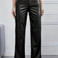 Gwendolyn - Leather straight leg