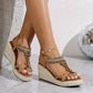 Loretta - Women's Stiletto Heel Sandals with Rhinestone Embellishment