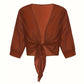 Olivia – blouse with open front for spring