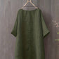 Ashley – casual blouse with round neckline for spring