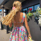 Genovia - Summer dress with floral print