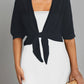 Olivia – blouse with open front for spring