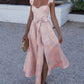 Eudora - Printed dress with butterfly sleeves