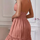 Adara - Backless Halter Neck Dress
