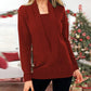 Lili - Fake Two Piece V-Neck Knitted Sweaters