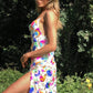 Penelope | Floral Slit Dress