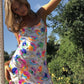 Penelope | Floral Slit Dress
