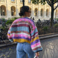 Bridget - Striped open sweater