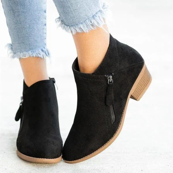 Orthopedic Leather Ankle Boots for Women