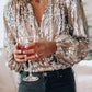 Sparkling & Stylish Women's Glitter V-Neck Long Sleeve Top – Naya
