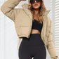 Aurelia - Drawstring quilted jacket