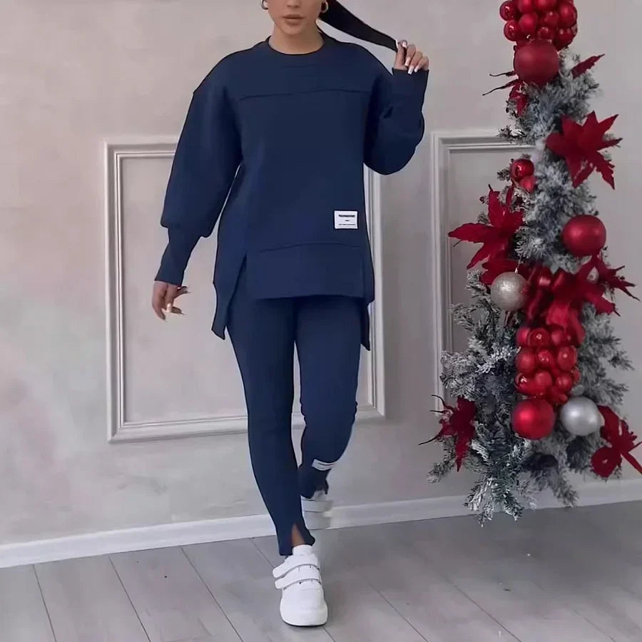 Amelia - Casual Women's Sweatshirt Leggings Set