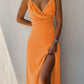 FLOUNY - Maxi Dress with Tropical Pattern