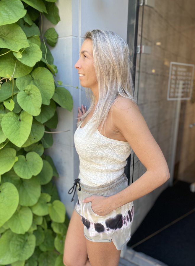 Women's Summer Top in X-Wrap Style | Xenia