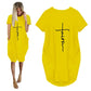 Oversized ComfyShirt T-Shirt Dress for Summer 2025