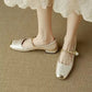 AVAIA | EMBELLISHED TOE-CAP LOW HEELS