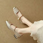 AVAIA | EMBELLISHED TOE-CAP LOW HEELS