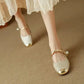 AVAIA | EMBELLISHED TOE-CAP LOW HEELS