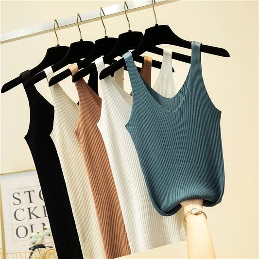 Tank Top Sleeveless Summer Top for Women 2025