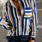 Women's Blouse | Luxurious Striped Spring Blouse 2025 by Mirabelle