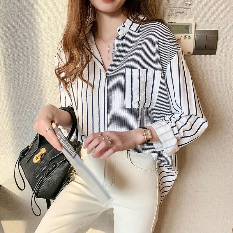 Anas Blouse Pinstripe Blouse for Women - Spring 2025 Collection