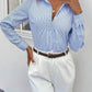 Women's Blouse with Spring Stripes – Larissa, Spring 2025 Edition
