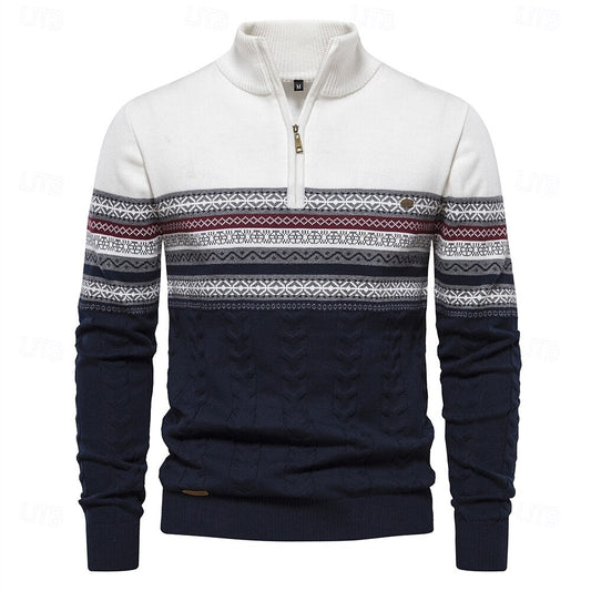 Hannes - Half-Zip Knit Sweater