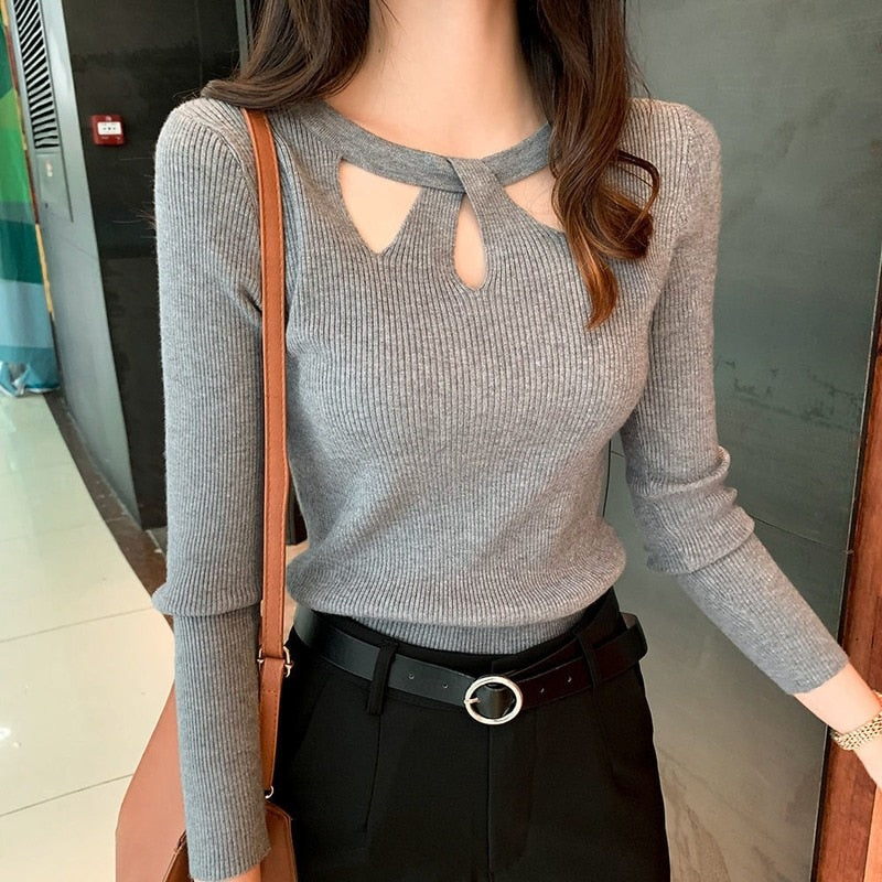 FloortjesShirt I Pullover with Cutouts for Women