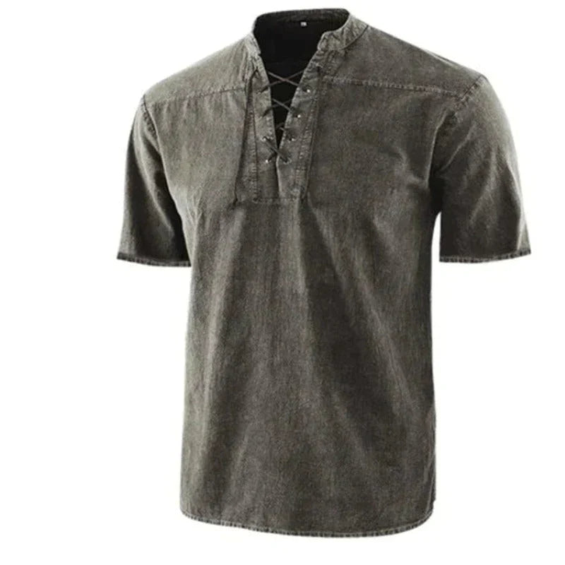 Hanski - Men's V-neck shirt