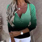 NellaShirt Ombre Long Sleeve Pullover for Women