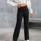 High Waisted Elastic Casual Pants - Sophia
