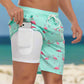 Trendy Men’s Swim Shorts with Lining and Phone Pocket
