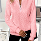 ELIZABETH | CHIC HALF ZIP SWEATER