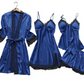 Luxurious Satin Nightgown Set - Aurora