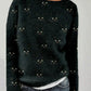 Emily - Stylish sweater with cat print
