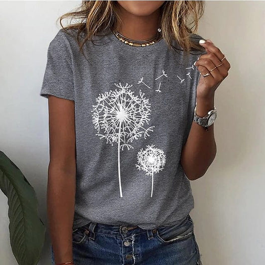 Inès Lavigne - Elegant Dandelion Shirt