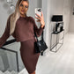 Clara - Sleeveless dress with matching sweater