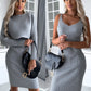 Clara - Sleeveless dress with matching sweater