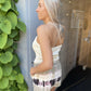 Women's Summer Top in X-Wrap Style | Xenia