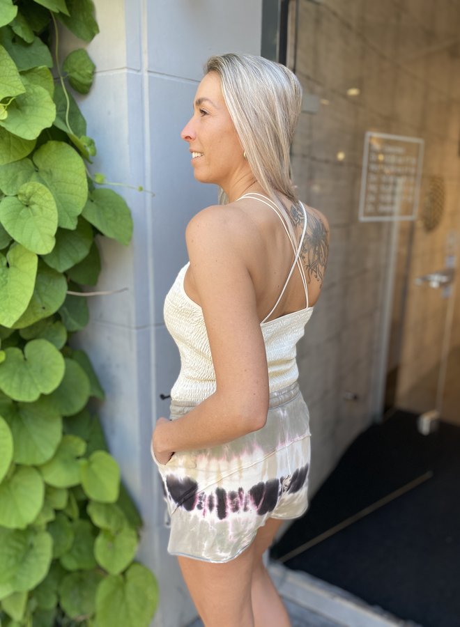 Women's Summer Top in X-Wrap Style | Xenia