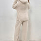 Ultra-Comfortable Teddy House Suit with Hoodie - Lana